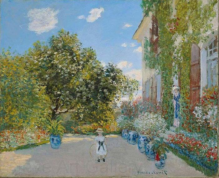 Claude Monet The Artist House at Argenteuil
